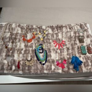 Costume jewelry lot colorful beaded necklace turquoise coral bracelets beads